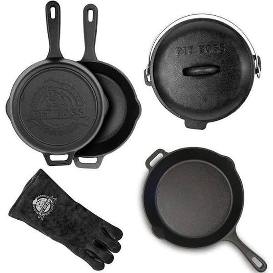 Pit Boss 6 pc Cast Iron Starter Kit